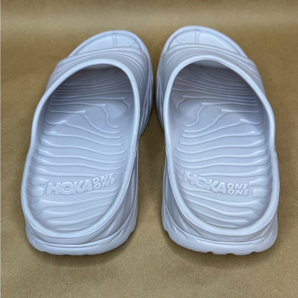 HOKA ORA RECOVERY SLIDE - LILAC MARBLE/ELDERBERRY M9/W11 - Picture 3 of 7